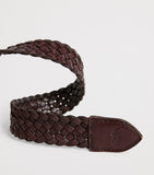 Ralph Lauren kids leather woven belt 3cm - British product