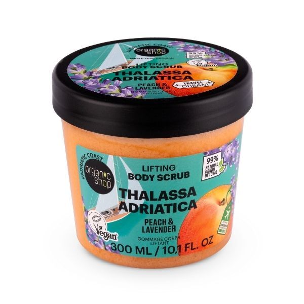 Organic Shop lifting body scrub 300ml, UK version
