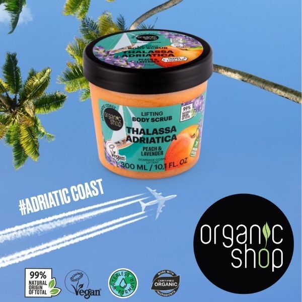 Organic Shop lifting body scrub 300ml, UK version