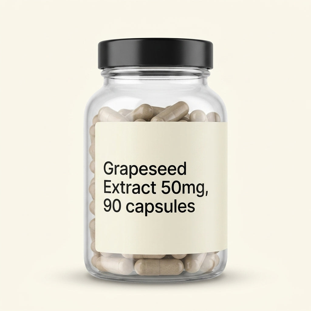 Holland & Barrett Grapeseed Extract 50mg 90 capsules, UK version