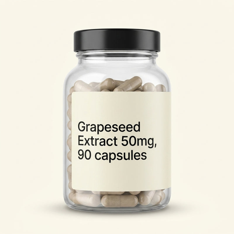 Holland & Barrett Grapeseed Extract 50mg 90 capsules, UK version