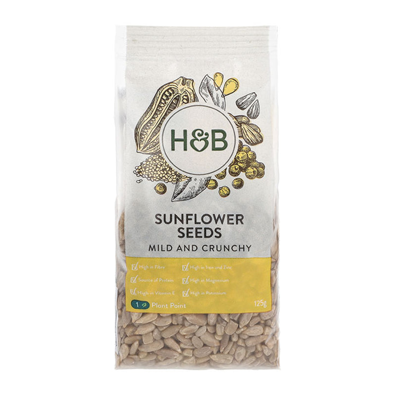 Holland & Barrett Crunchy Sunflower Seeds Snack 125g, UK version