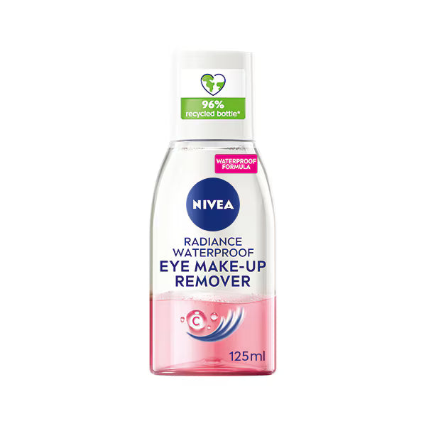 Nivea Eye Makeup Remover Radiance 125ml, imported from the UK