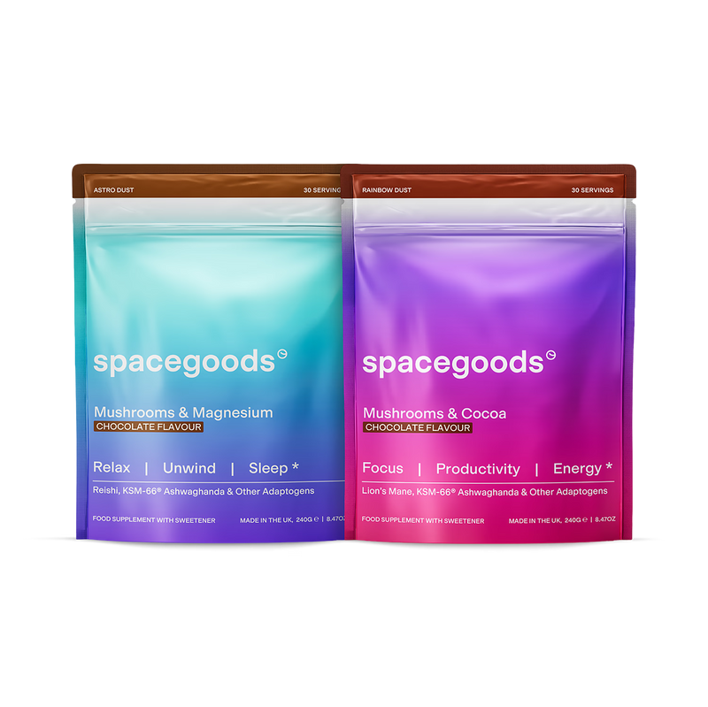 Spacegoods Ultimate Focus & Sleep Bundle 2x240g - British product