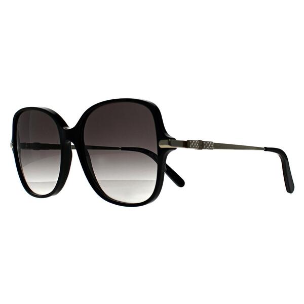 Salvatore Ferragamo black gradient oversized square sunglasses, imported from the UK