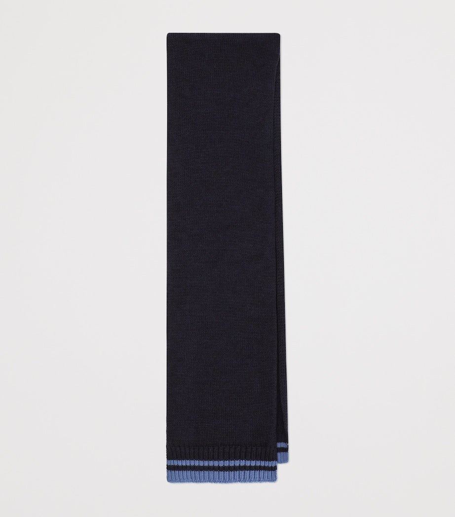Dolce & Gabbana kids logo scarf virgin wool (British brand)