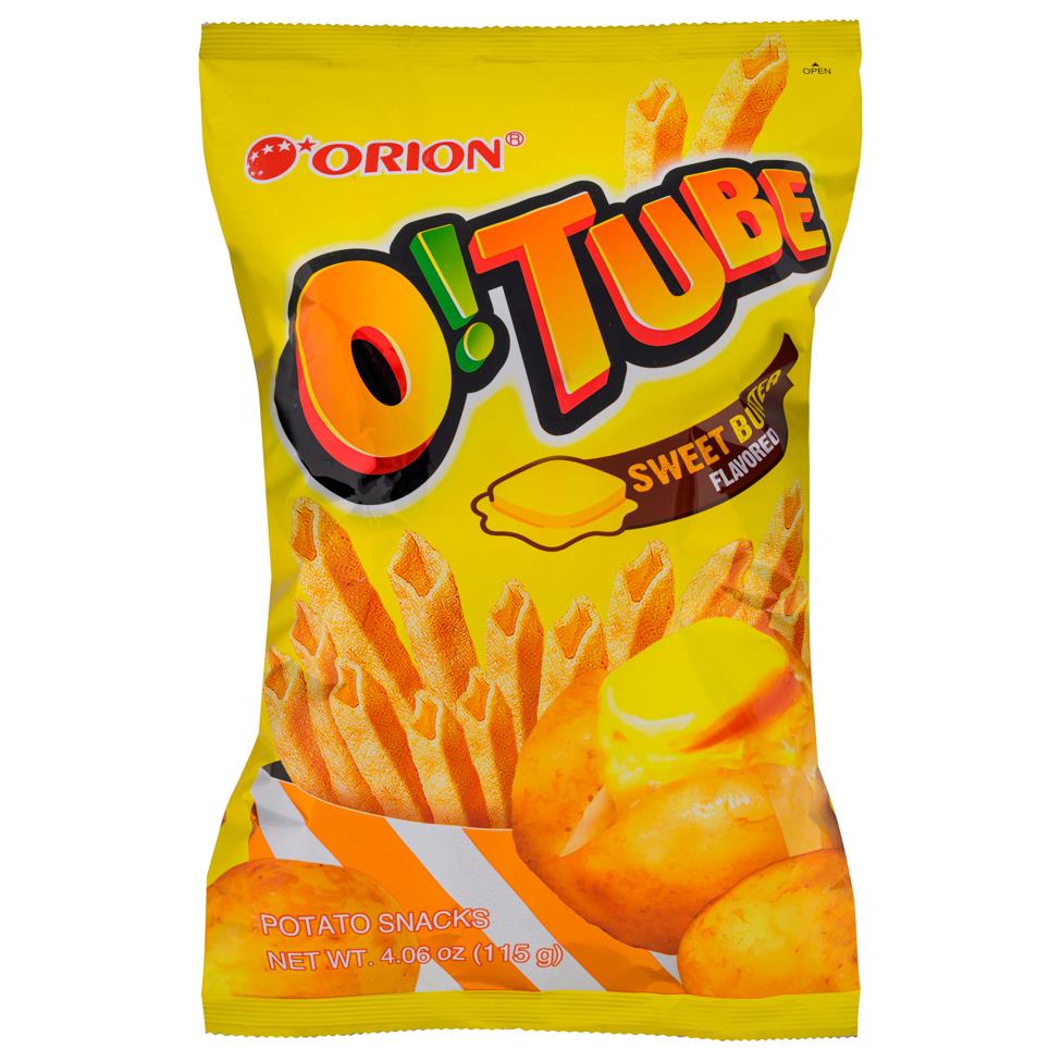 Orion potato snacks sweet butter flavour - British product