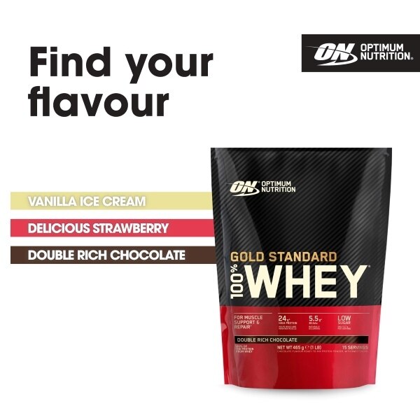 Optimum Nutrition Double Rich Chocolate Whey Protein Powder