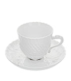 Meissen Swan Service cappuccino cup and saucer, UK version