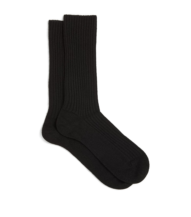 Falke wool-cashmere blend boot socks, UK version