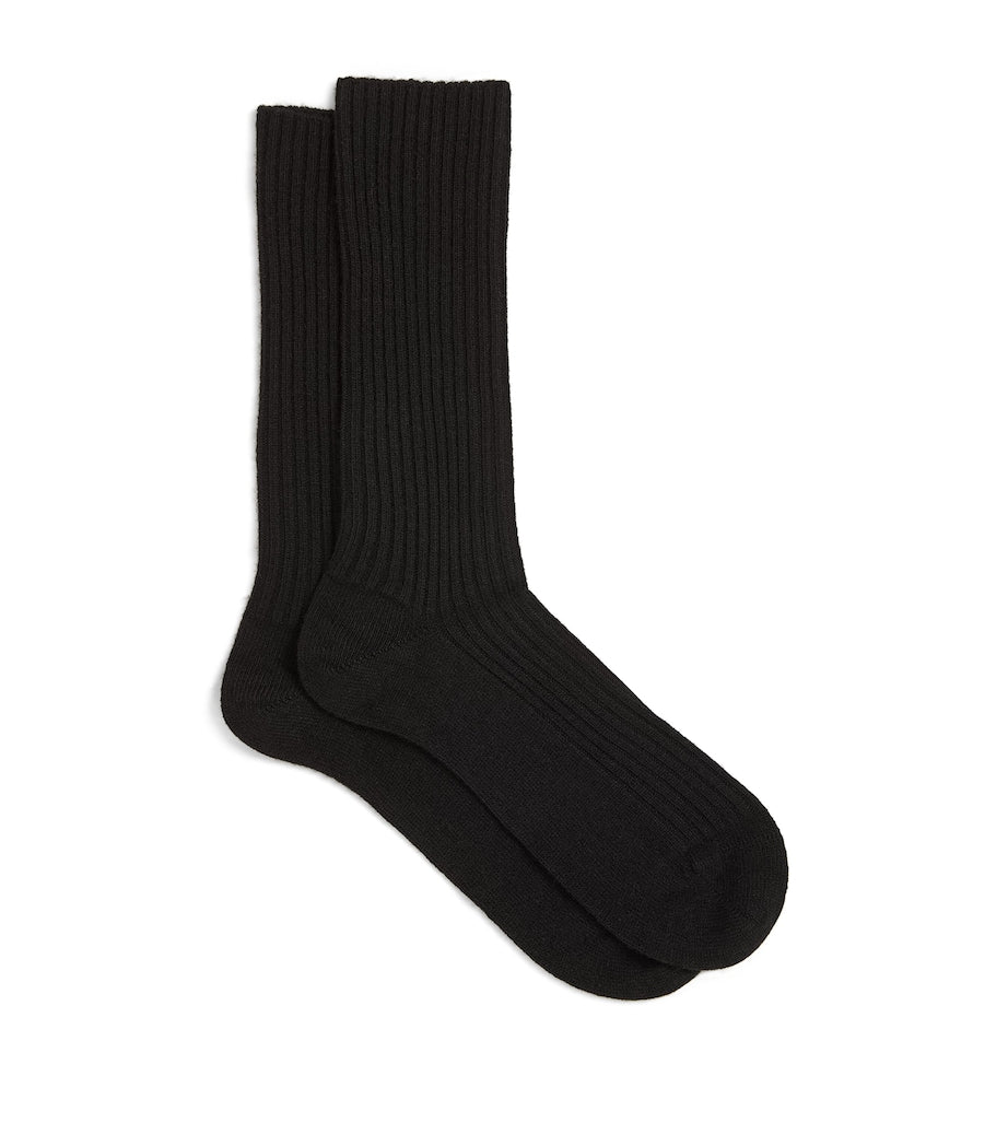 Falke wool-cashmere blend boot socks, UK version