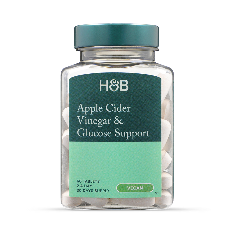Holland & Barrett Apple Cider Vinegar Glucose Support Tablets 60, UK version