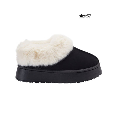 Livingandhome Geschlossene Fleeceschuhe UK Größe 4