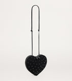 Alaïa suede embellished Le Coeur shoulder bag, imported from the UK