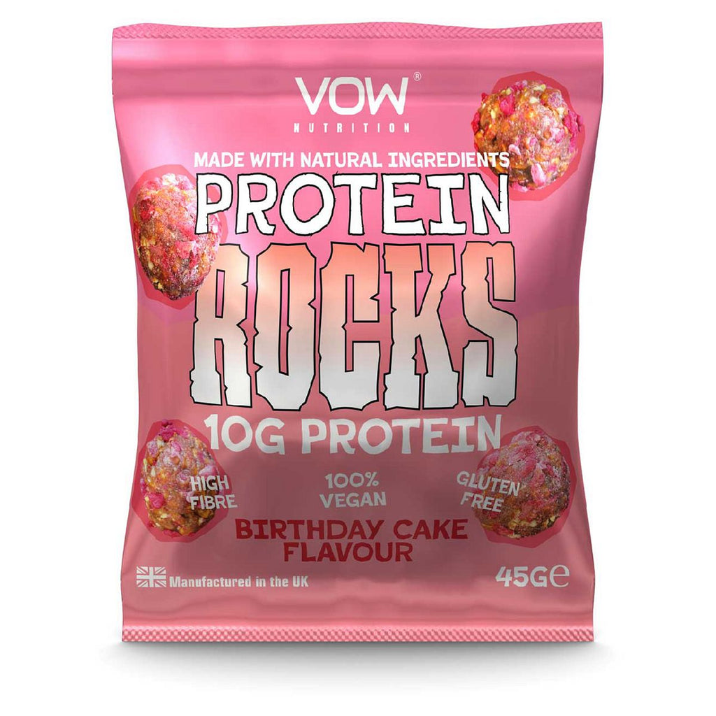 VOW Nutrition Protein Rocks High Protein Snack Birthday Cake - 45g