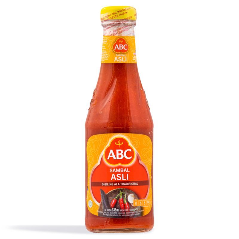ABC Sambal Asli original chili sauce, imported from the UK
