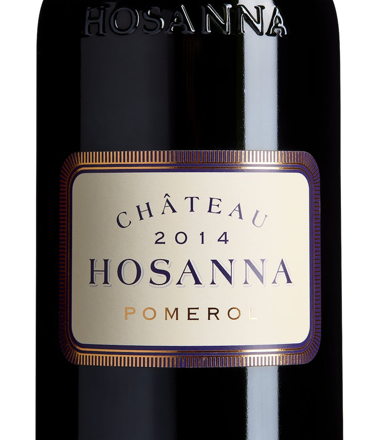 Château Hosanna Pomerol 2014 red wine 75cl - British product