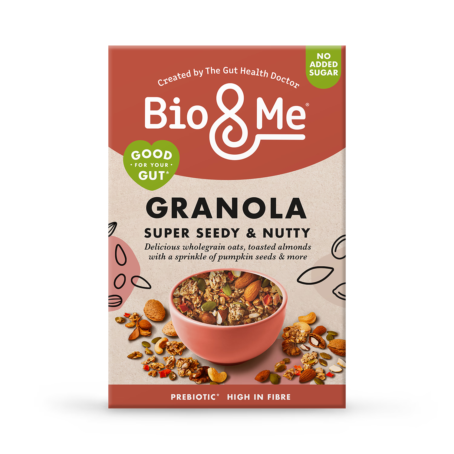 Bio & Me Super Seedy Nutty granola 360g - British product
