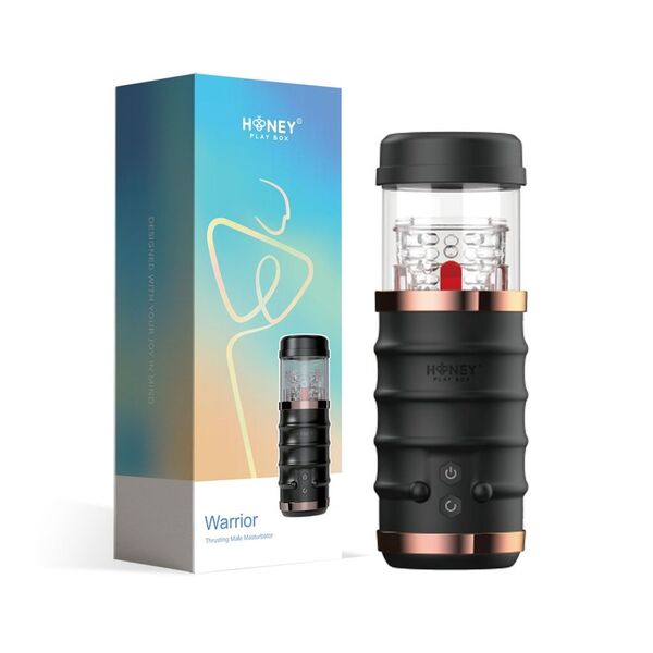 Honey Play Box Warrior auto-thrusting male masturbator (British brand)