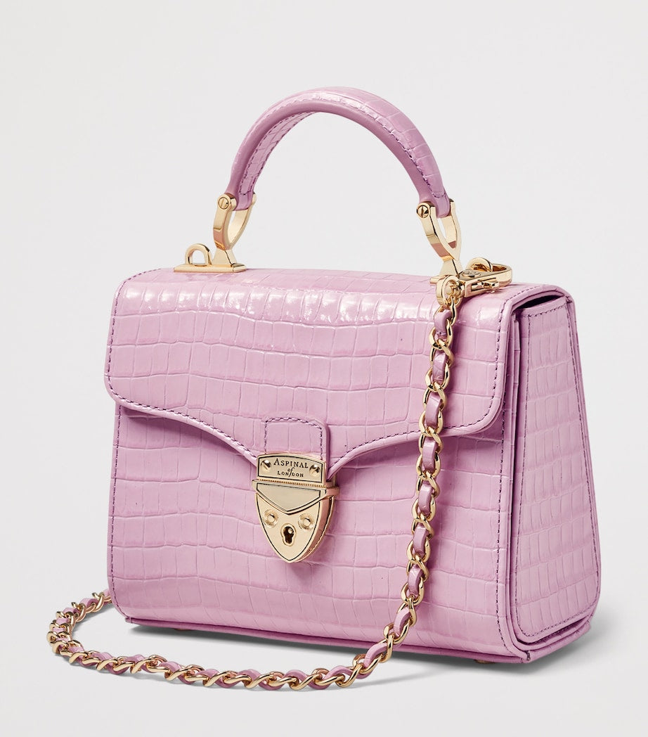 Aspinal of London Mini-Handtasche Mayfair aus Leder, importiert aus dem Vereinigten Königreich