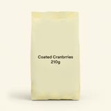 Holland & Barrett yoghurt coated cranberries 210g, imported from the UK