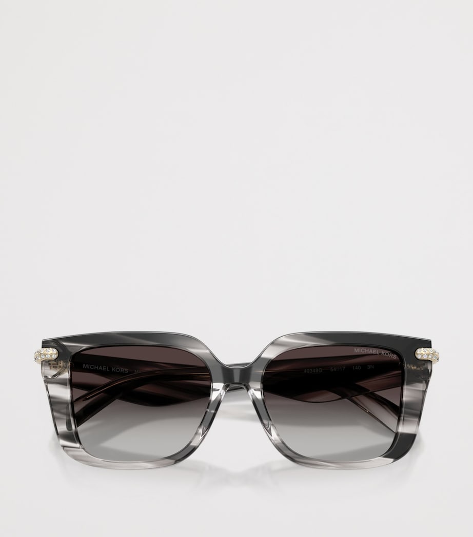 Michael Kors Santo Domingo quadratische Sonnenbrille, importiert aus dem Vereinigten Königreich