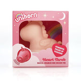 Unihorn Heart Throb mini vibrator with pulsing tip, imported from the UK