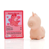 Unihorn Heart Throb mini vibrator with pulsing tip, imported from the UK