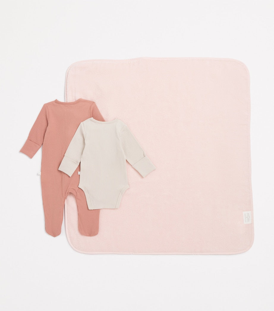 MORI Soak and Sleep newborn set 0-3 months, imported from the UK