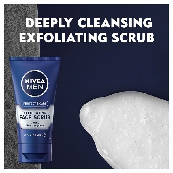 NIVEA MEN Exfoliating Face Scrub Protect & Care 75ml GOODS Superdrug   