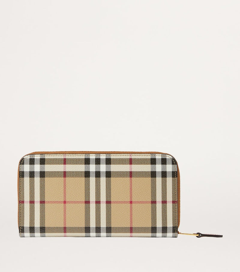 Burberry Check Zipped Wallet - British product