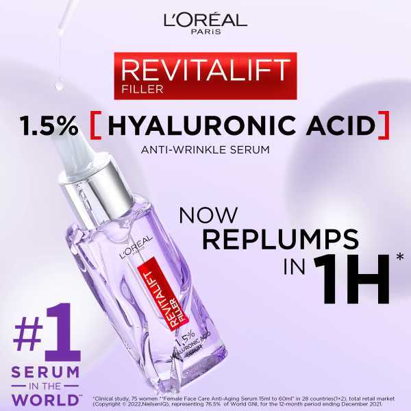 L'Oreal Paris Revitalift Filler Serum Hyaluronic Acid 30ml