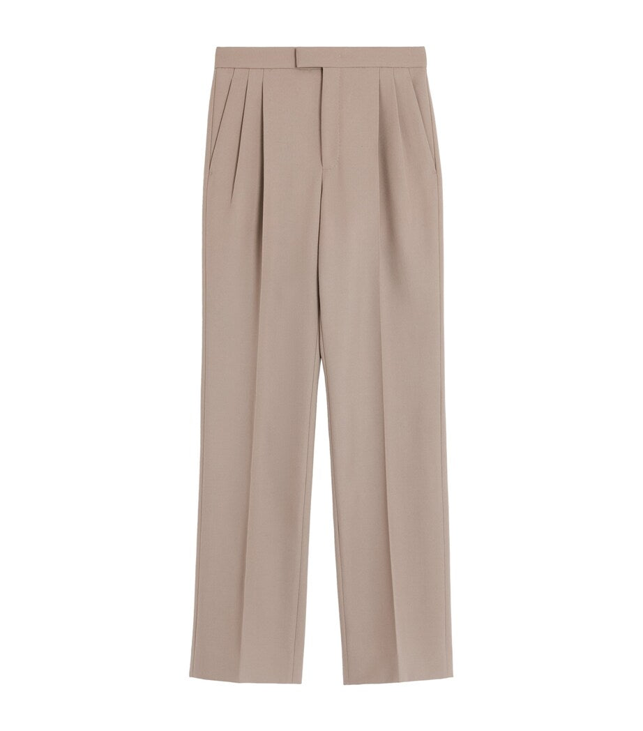 VALENTINO straight fit virgin wool trousers (British brand)