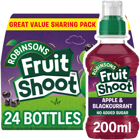 Fruit Shoot Apple & Blackcurrant Kids Juice Drink 24x200ml GOODS Sainsburys   
