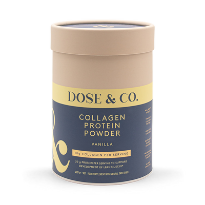 Dose & Co Kollagen Proteinpulver Vanilje Tilskudd 420g