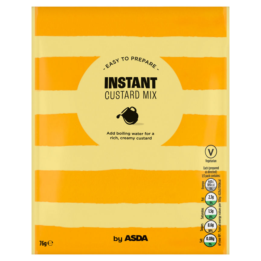 ASDA Instant Custard Mix 76g GOODS ASDA   