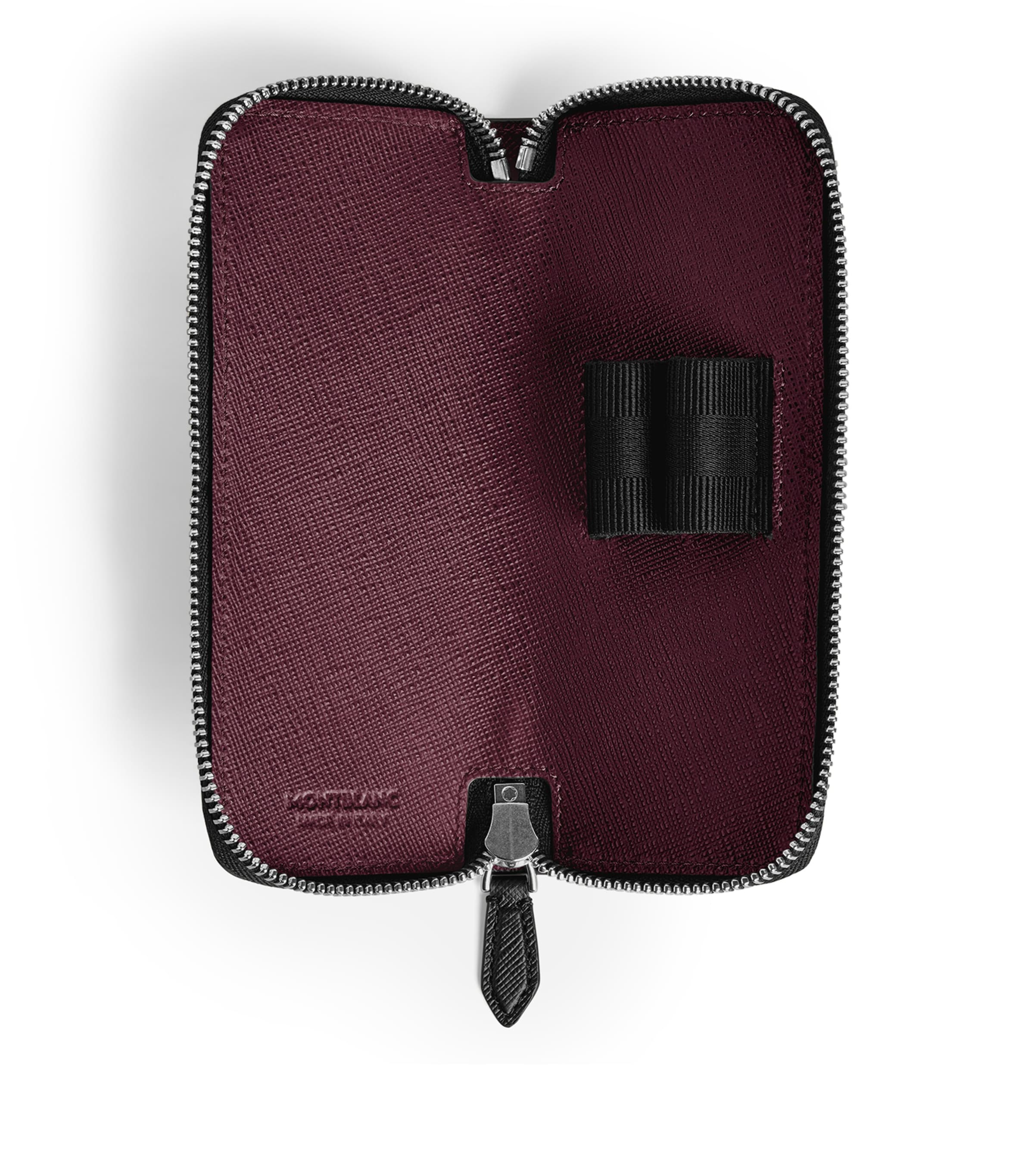 Montblanc Leather Sartorial Double Pen Pouch, imported from the UK