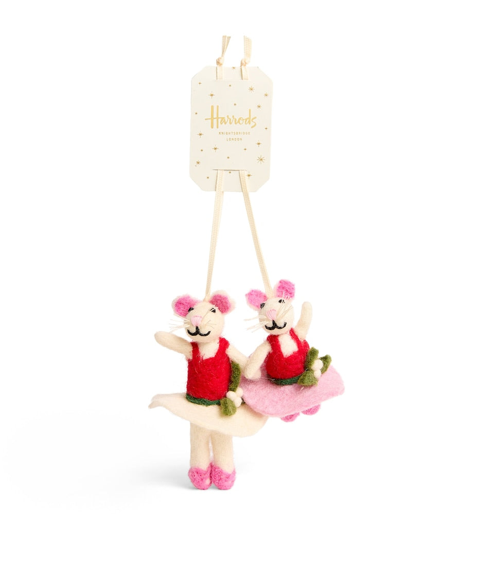 Glass-Blown Nutcracker Tree Decoration with Hanging Loop, 16.5cm Height