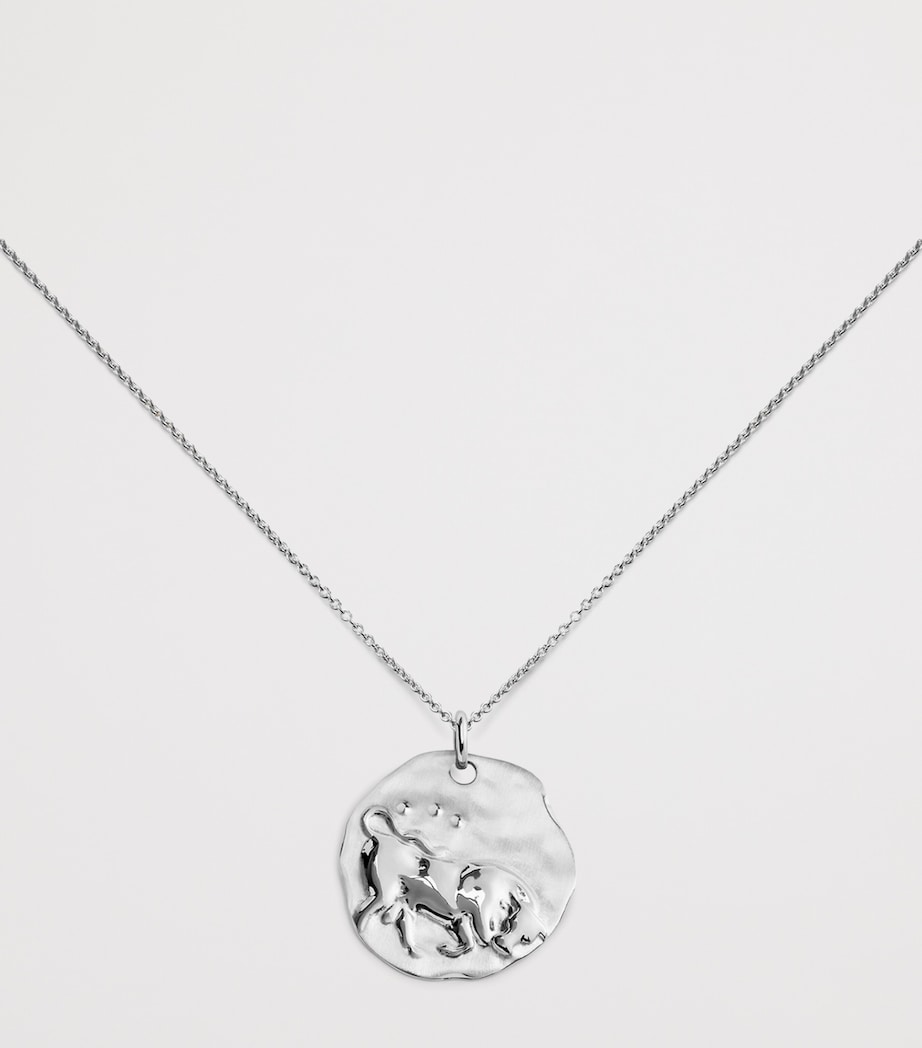 Monica Vinader sterling silver Taurus zodiac necklace - imported from the UK