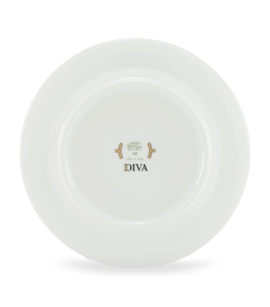 GINORI 1735 porcelain bread plate Celeste 17cm, UK version