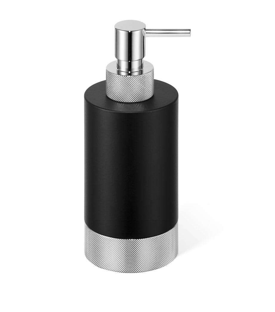 Decor Walther brass Club soap dispenser, 17.5cm height - British product