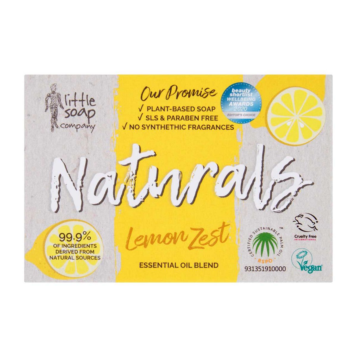 Little Soap Co Naturals Lemon Zest Bar 100g GOODS Boots   