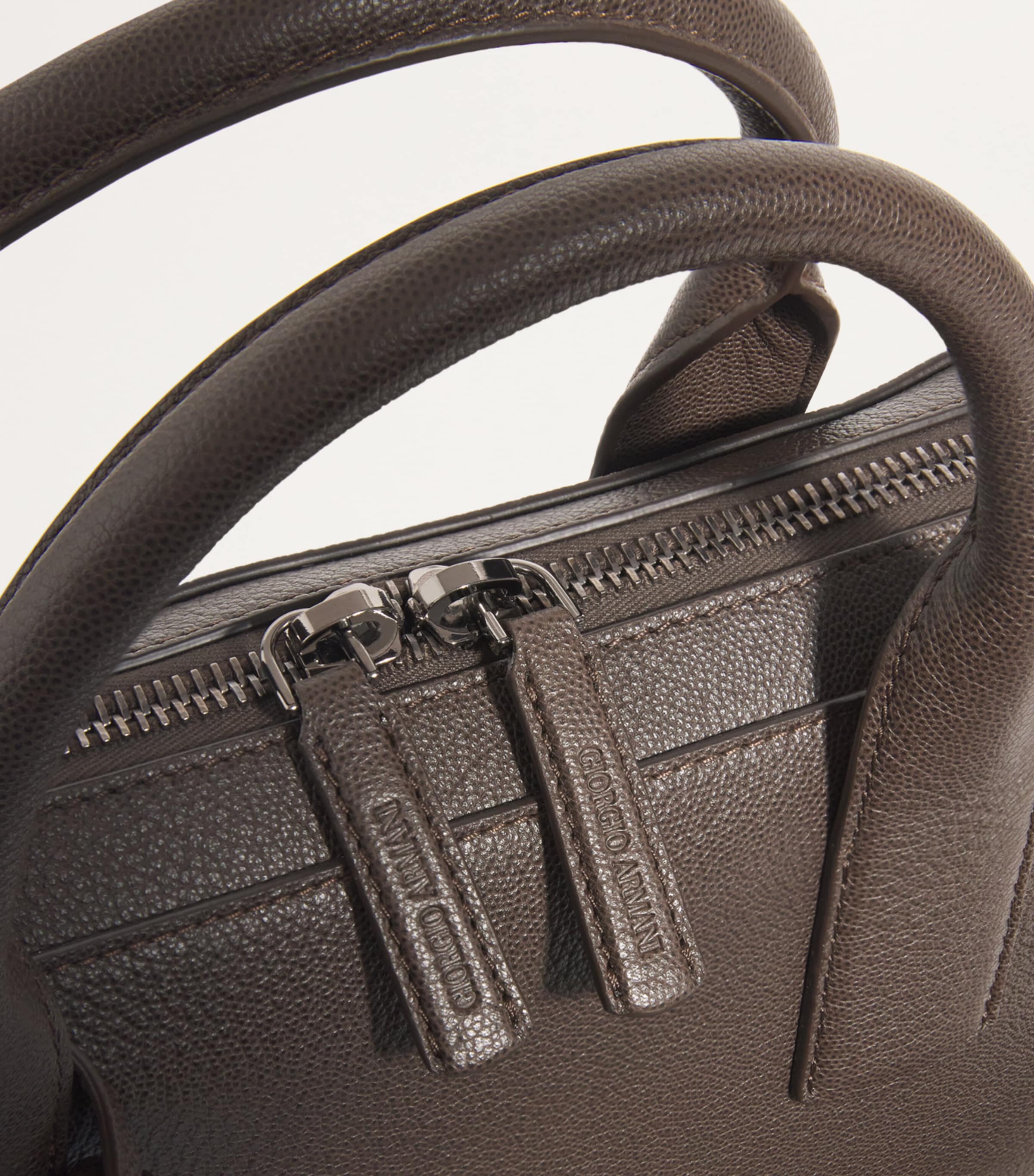 Giorgio Armani Italian leather briefcase, UK version