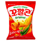 Lotte Kok Kal Cone original popping corn snack, UK version