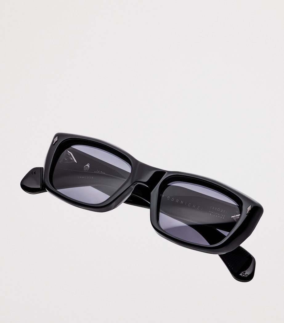 Jacques Marie Mage Corniche rectangle sunglasses, UK version
