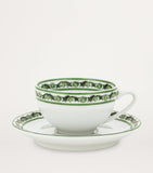 Dolce&Gabbana Casa Verde Maiolica porcelain coffee cup and saucer - British product