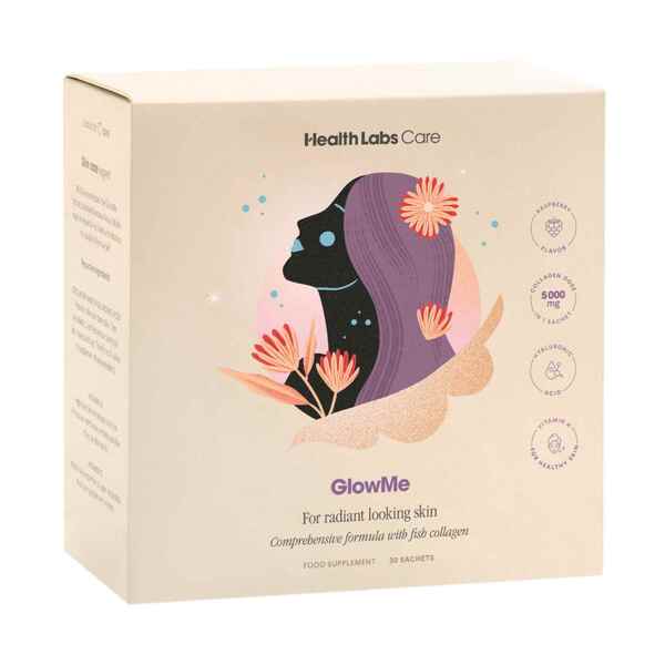 HealthLabs Care GlowMe collagen supplement 30 sachets (British brand)