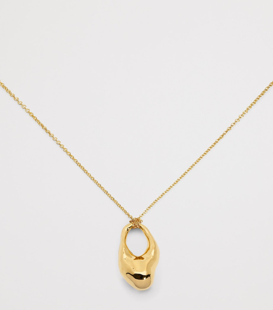 Monica Vinader gold vermeil Antica bold chain necklace 48cm, imported from the UK