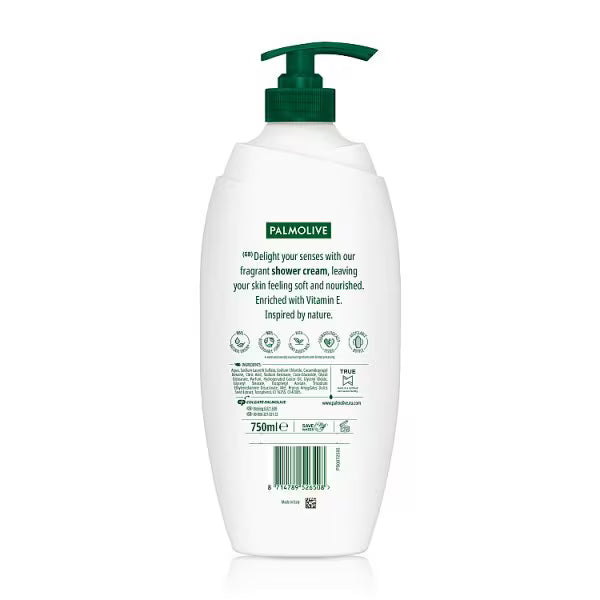 Palmolive Naturals Milk & Honey Shower Cream 750ml, imported from the UK