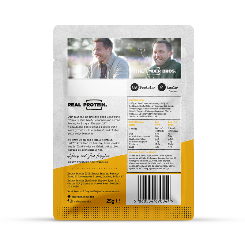 Ember biltong original 25g - British product